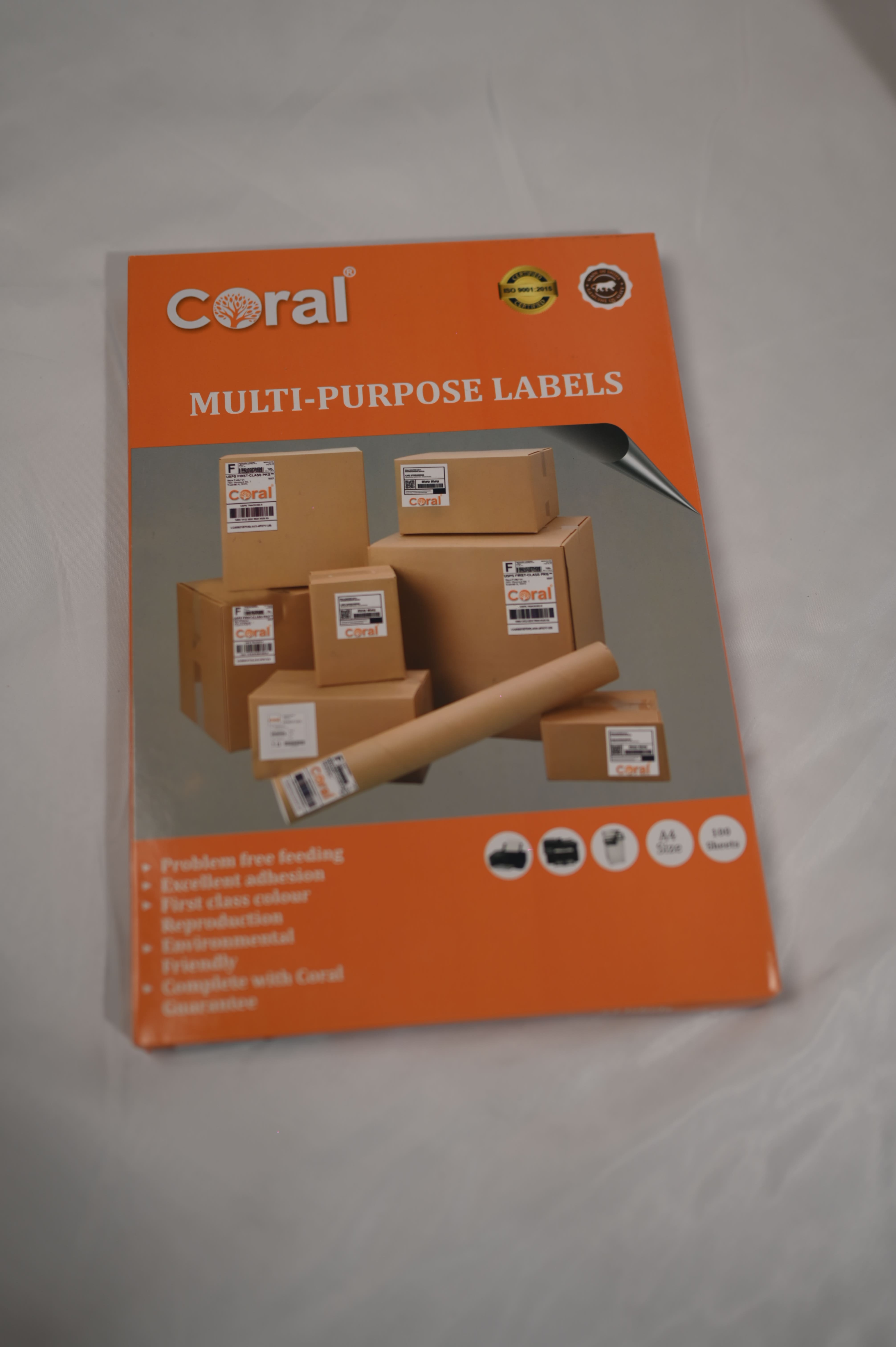 Coral Multi-Purpose Labels ST-02